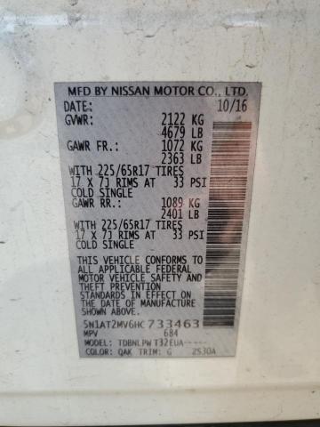 Photo 13 VIN: 5N1AT2MV6HC733463 - NISSAN ROGUE 