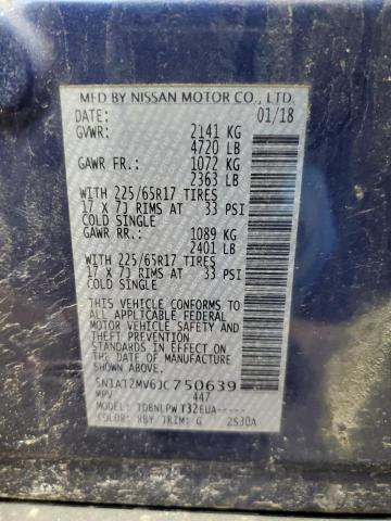 Photo 13 VIN: 5N1AT2MV6JC750639 - NISSAN ROGUE S 