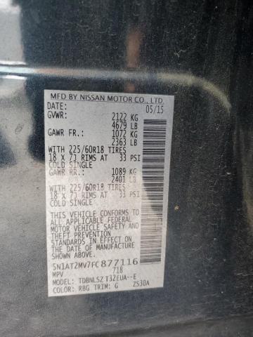 Photo 13 VIN: 5N1AT2MV7FC877116 - NISSAN ROGUE S 