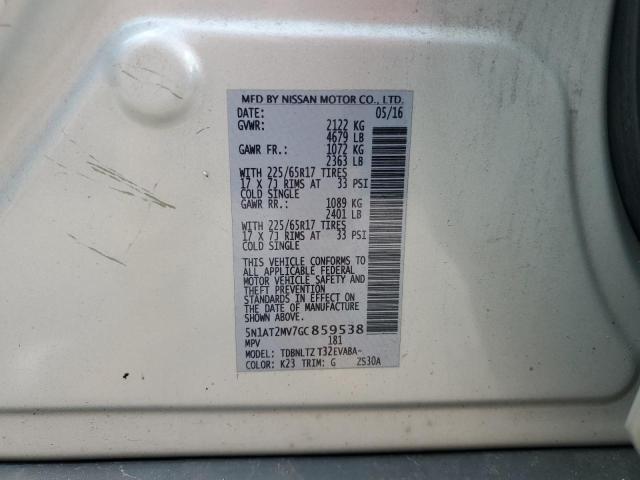 Photo 12 VIN: 5N1AT2MV7GC859538 - NISSAN ROGUE S 