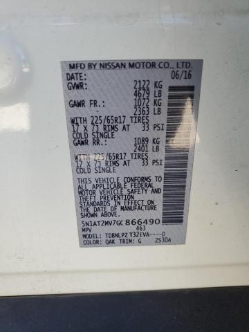 Photo 13 VIN: 5N1AT2MV7GC866490 - NISSAN ROGUE S 