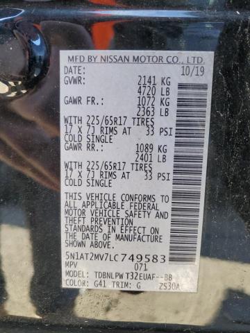 Photo 13 VIN: 5N1AT2MV7LC749583 - NISSAN ROGUE 