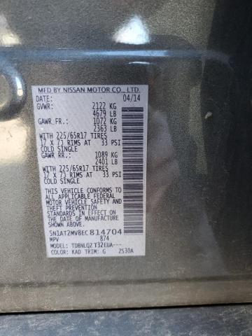 Photo 12 VIN: 5N1AT2MV8EC814704 - NISSAN ROGUE 