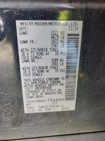 Photo 11 VIN: 5N1AT2MV8FC791099 - NISSAN ROGUE 