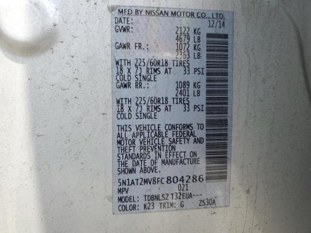 Photo 12 VIN: 5N1AT2MV8FC804286 - NISSAN ROGUE 