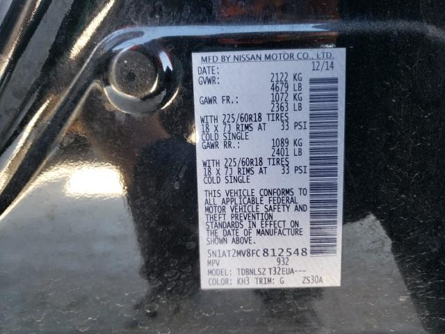 Photo 9 VIN: 5N1AT2MV8FC812548 - NISSAN ROGUE S 