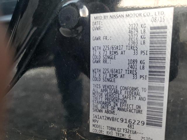 Photo 13 VIN: 5N1AT2MV8FC916229 - NISSAN ROGUE S 