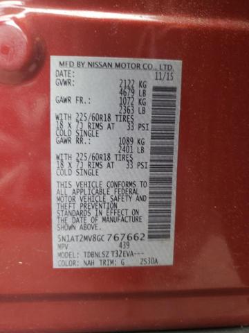 Photo 11 VIN: 5N1AT2MV8GC767662 - NISSAN ROGUE S 