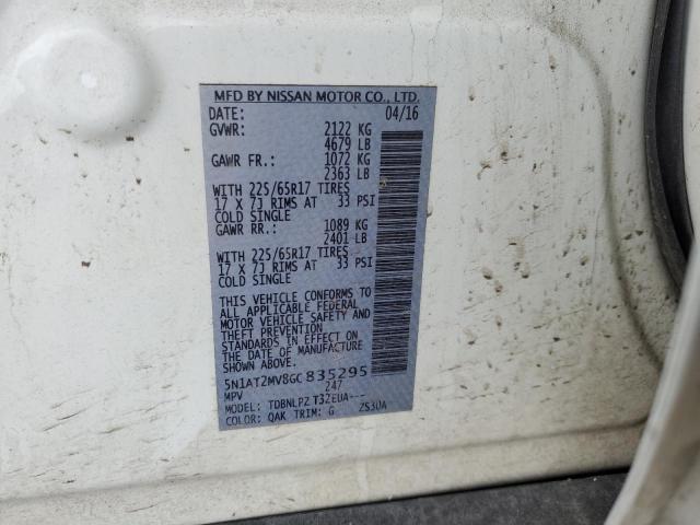 Photo 12 VIN: 5N1AT2MV8GC835295 - NISSAN ROGUE 