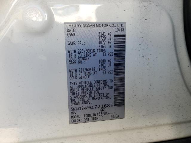 Photo 11 VIN: 5N1AT2MV9KC721685 - NISSAN ROGUE 