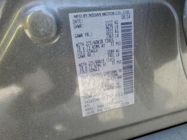 Photo 11 VIN: 5N1AT2MVXFC755611 - NISSAN ROGUE S 