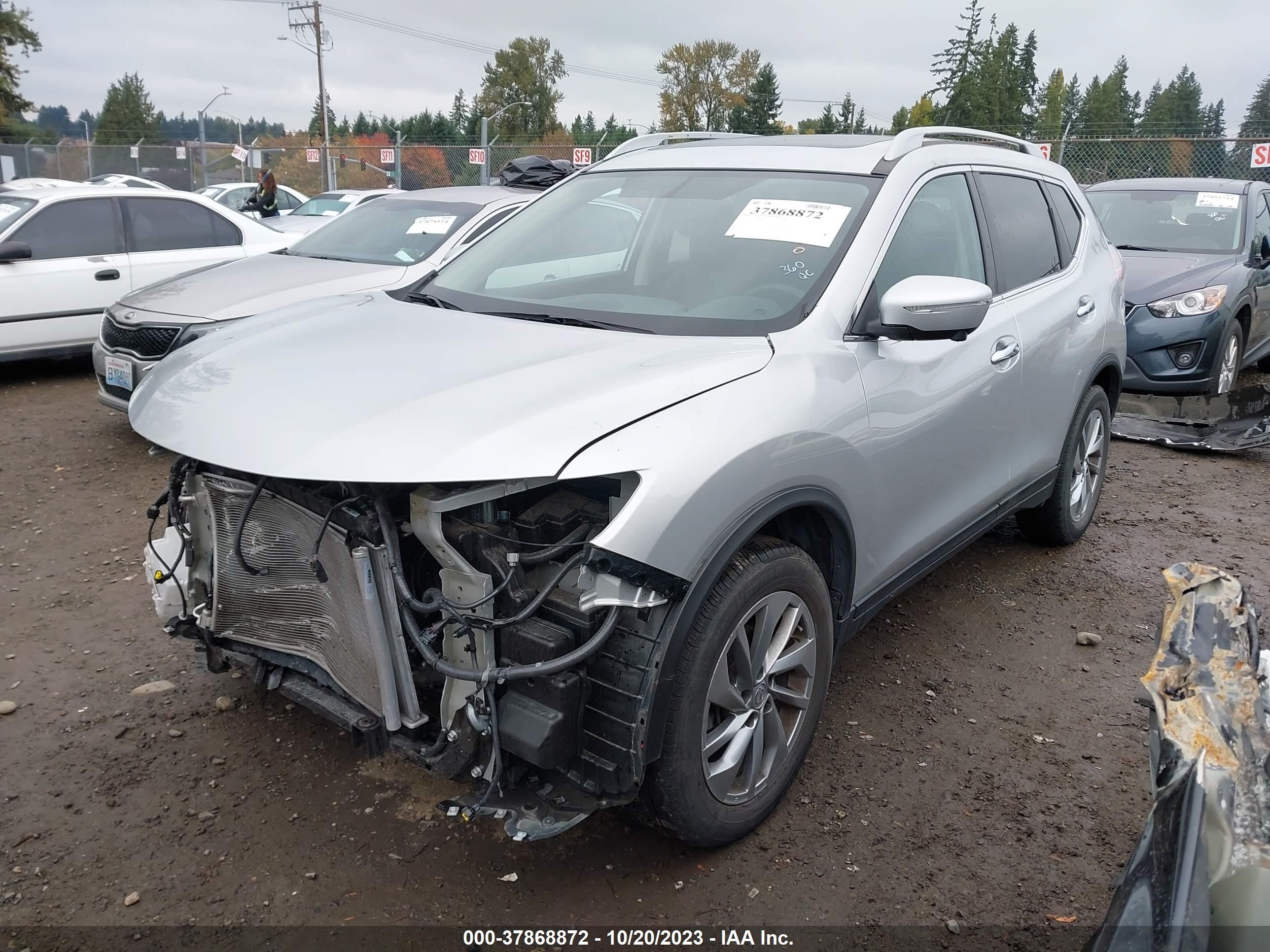 Photo 1 VIN: 5N1AT2MVXFC800367 - NISSAN ROGUE 