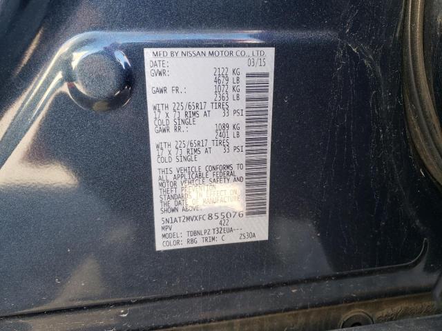 Photo 12 VIN: 5N1AT2MVXFC855076 - NISSAN ROGUE 