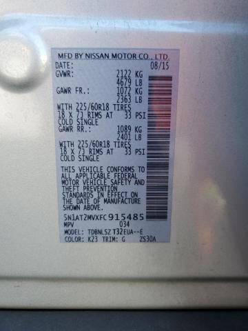 Photo 11 VIN: 5N1AT2MVXFC915485 - NISSAN ROGUE 