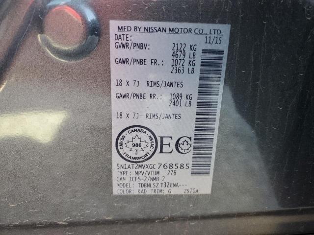 Photo 12 VIN: 5N1AT2MVXGC768585 - NISSAN ROGUE S 