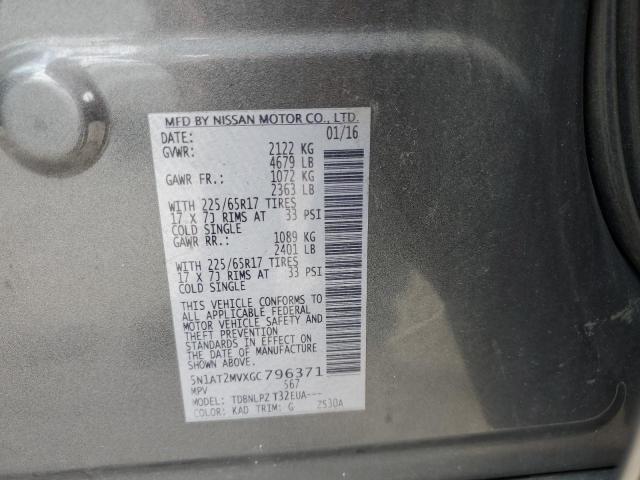 Photo 12 VIN: 5N1AT2MVXGC796371 - NISSAN ROGUE S 