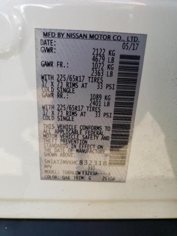 Photo 11 VIN: 5N1AT2MVXHC832318 - NISSAN ROGUE 