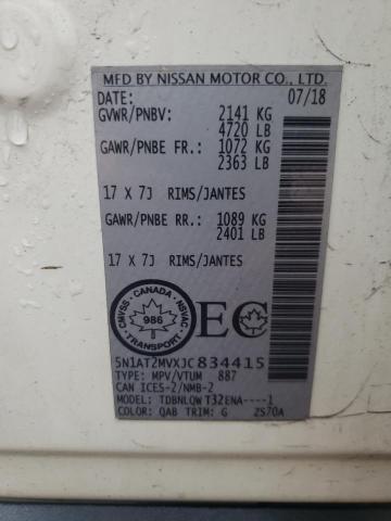 Photo 13 VIN: 5N1AT2MVXJC834415 - NISSAN ROGUE S 