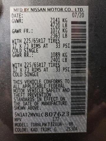 Photo 13 VIN: 5N1AT2MVXLC807623 - NISSAN ROGUE 