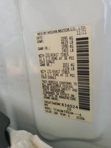 Photo 12 VIN: 5N1AT3AB0MC834024 - NISSAN ROGUE 