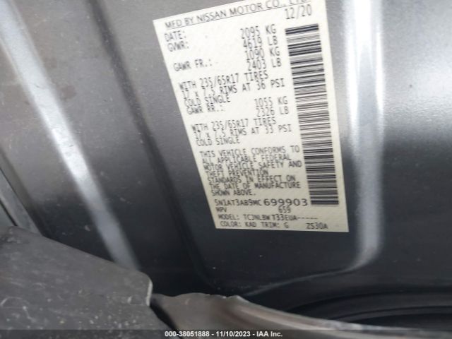 Photo 8 VIN: 5N1AT3AB9MC699903 - NISSAN ROGUE 