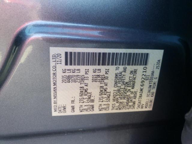 Photo 12 VIN: 5N1AT3BA1MC692210 - NISSAN ROGUE SV 