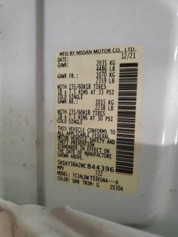 Photo 11 VIN: 5N1AT3BA2MC844396 - NISSAN ROGUE 