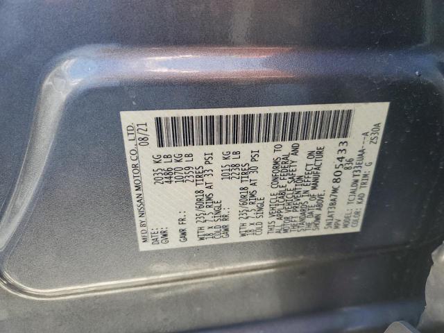 Photo 12 VIN: 5N1AT3BA7MC805433 - NISSAN ROGUE 