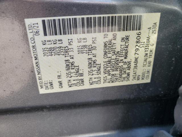 Photo 13 VIN: 5N1AT3BA8MC792806 - NISSAN ROGUE 