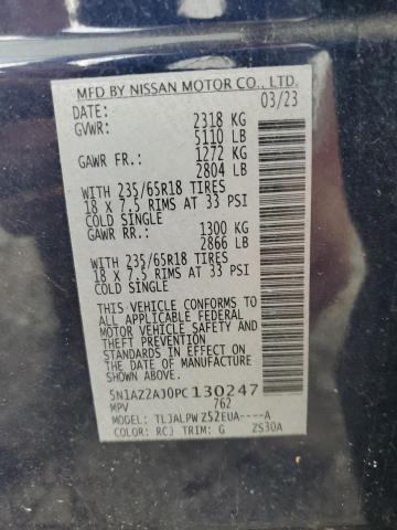 Photo 12 VIN: 5N1AZ2AJ0PC130247 - NISSAN MURANO S 