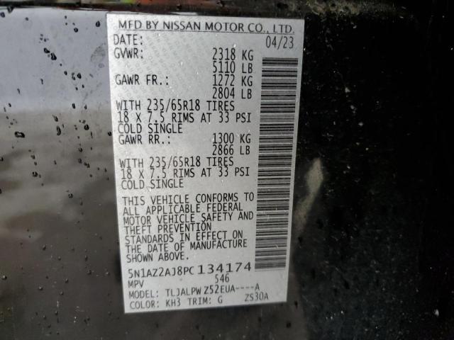 Photo 13 VIN: 5N1AZ2AJ8PC134174 - NISSAN MURANO 