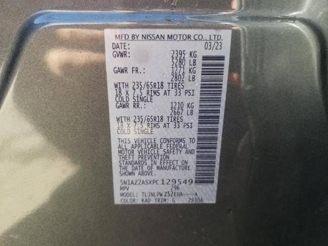 Photo 11 VIN: 5N1AZ2ASXPC129549 - NISSAN MURANO 