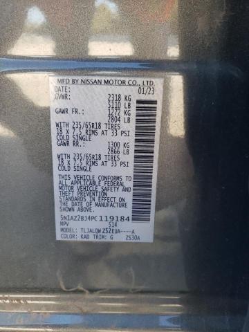 Photo 12 VIN: 5N1AZ2BJ4PC119184 - NISSAN MURANO 