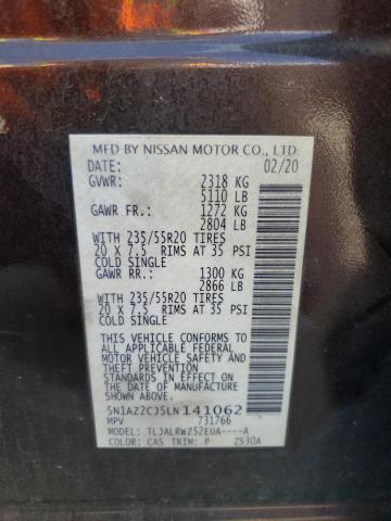 Photo 13 VIN: 5N1AZ2CJ5LN141062 - NISSAN MURANO SL 