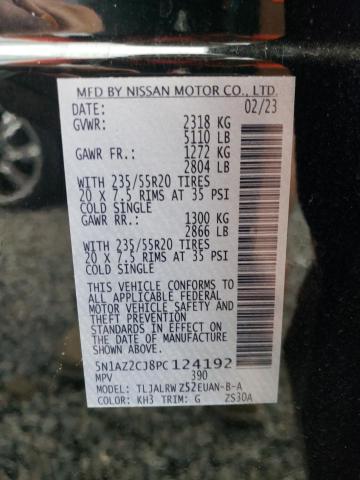 Photo 12 VIN: 5N1AZ2CJ8PC124192 - NISSAN MURANO 