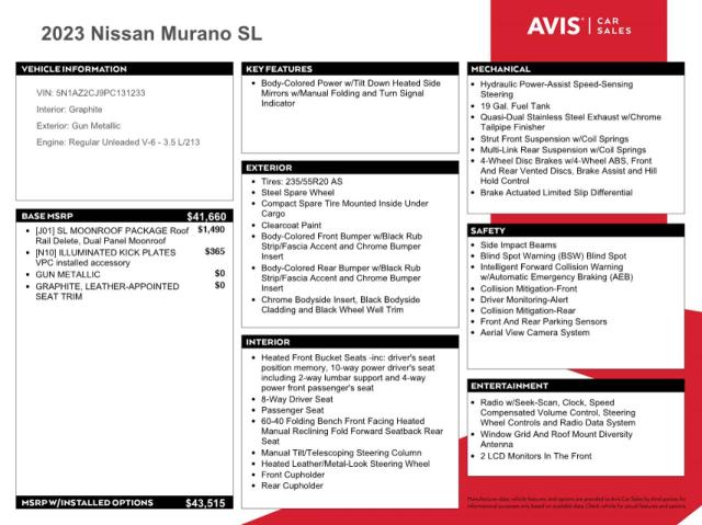 Photo 11 VIN: 5N1AZ2CJ9PC131233 - NISSAN MURANO 