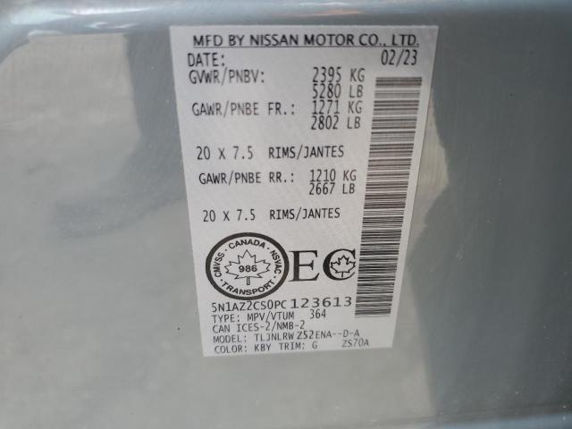 Photo 13 VIN: 5N1AZ2CS0PC123613 - NISSAN MURANO 