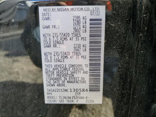 Photo 11 VIN: 5N1AZ2CS3NC130584 - NISSAN MURANO 