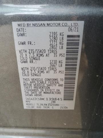 Photo 12 VIN: 5N1AZ2CS8MC139845 - NISSAN MURANO SL 