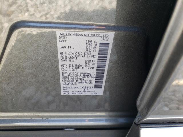 Photo 12 VIN: 5N1AZ2CSXPC108827 - NISSAN MURANO SL 