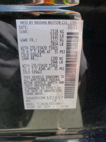 Photo 12 VIN: 5N1AZ2DJ2MC122657 - NISSAN MURANO 