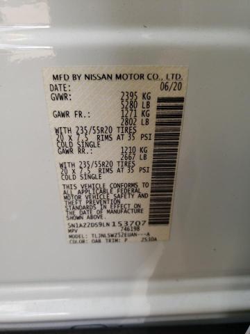 Photo 9 VIN: 5N1AZ2DS9LN153707 - NISSAN MURANO PLA 