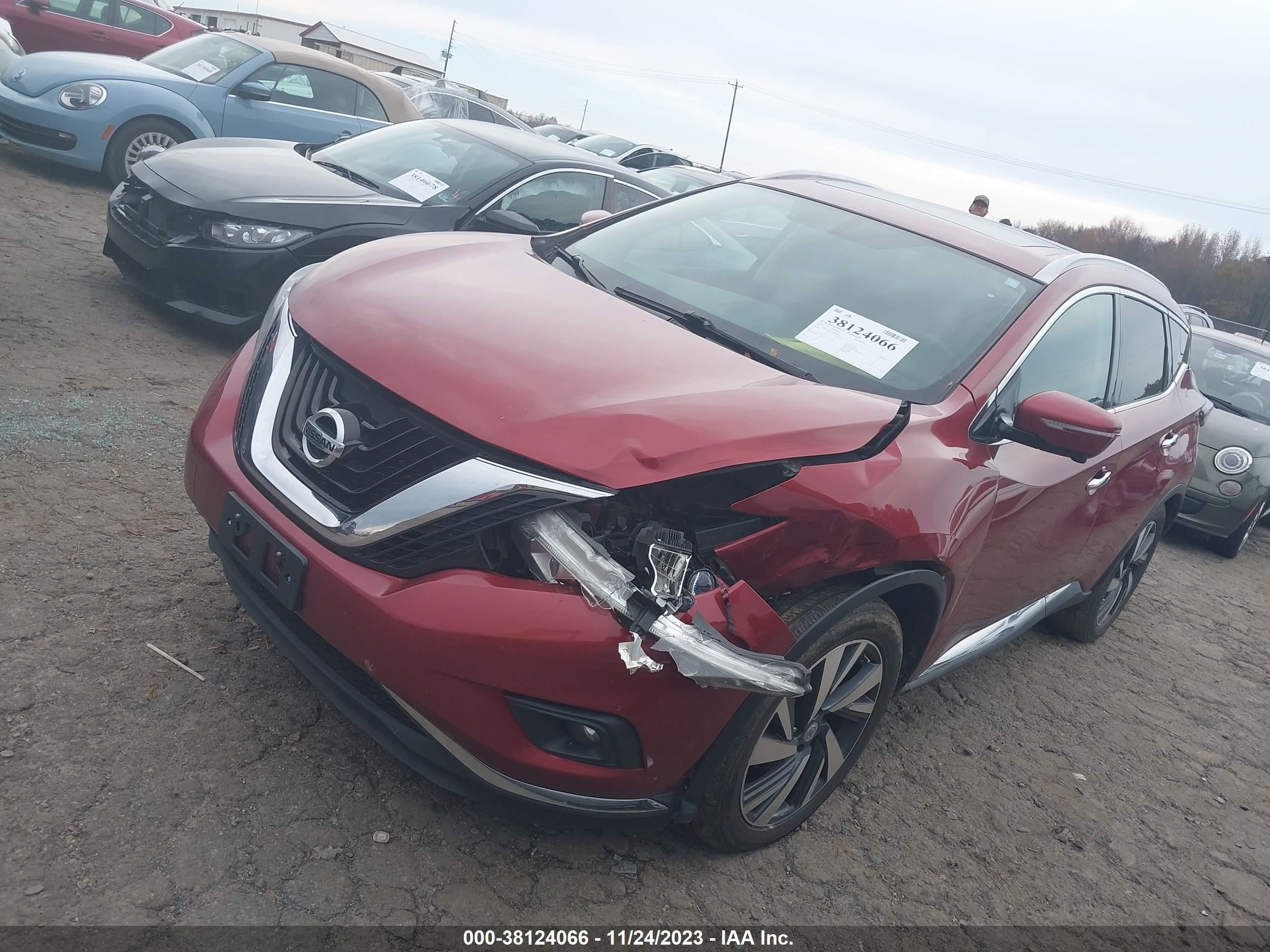 Photo 1 VIN: 5N1AZ2MG1FN262422 - NISSAN MURANO 