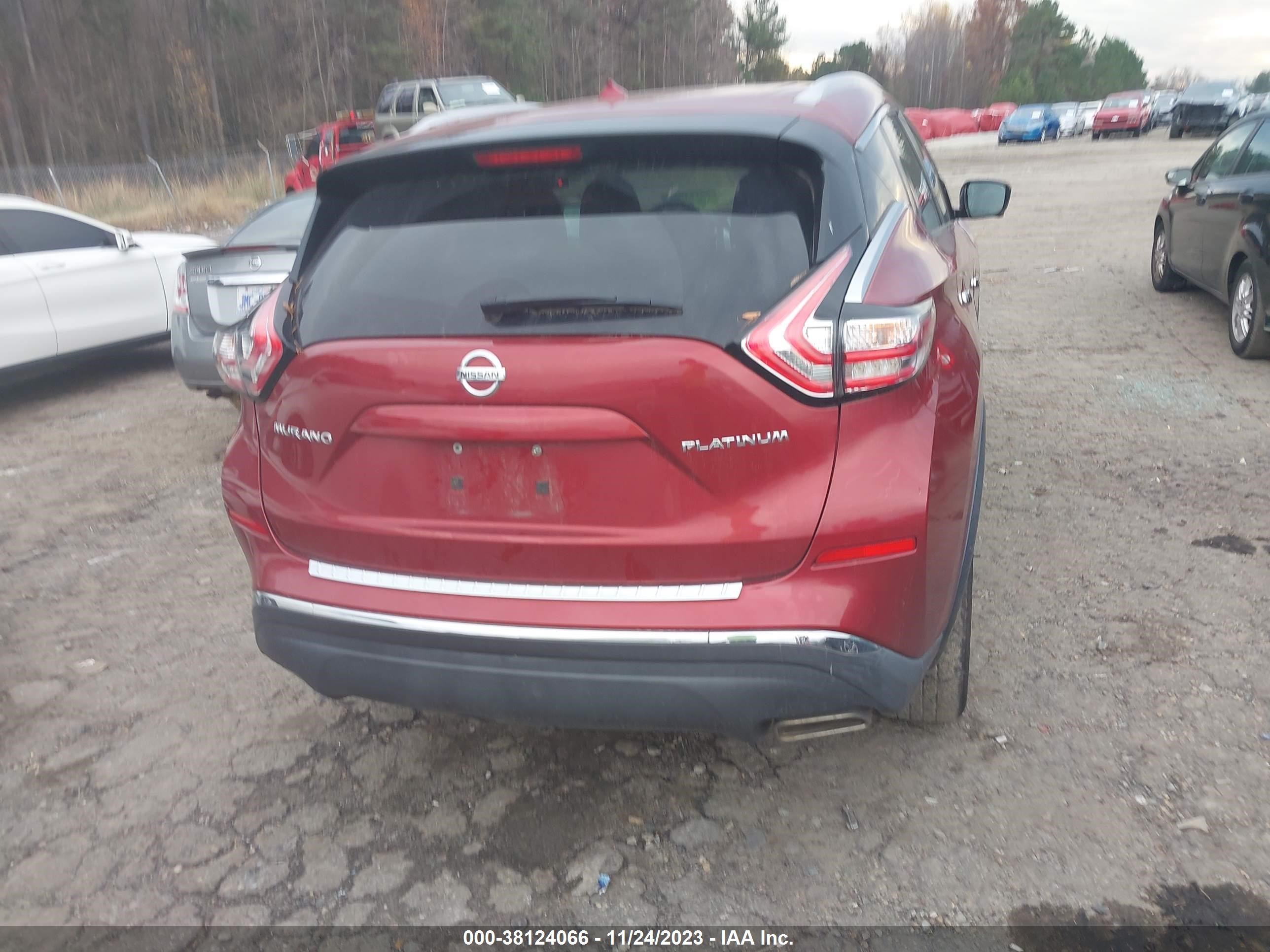 Photo 15 VIN: 5N1AZ2MG1FN262422 - NISSAN MURANO 