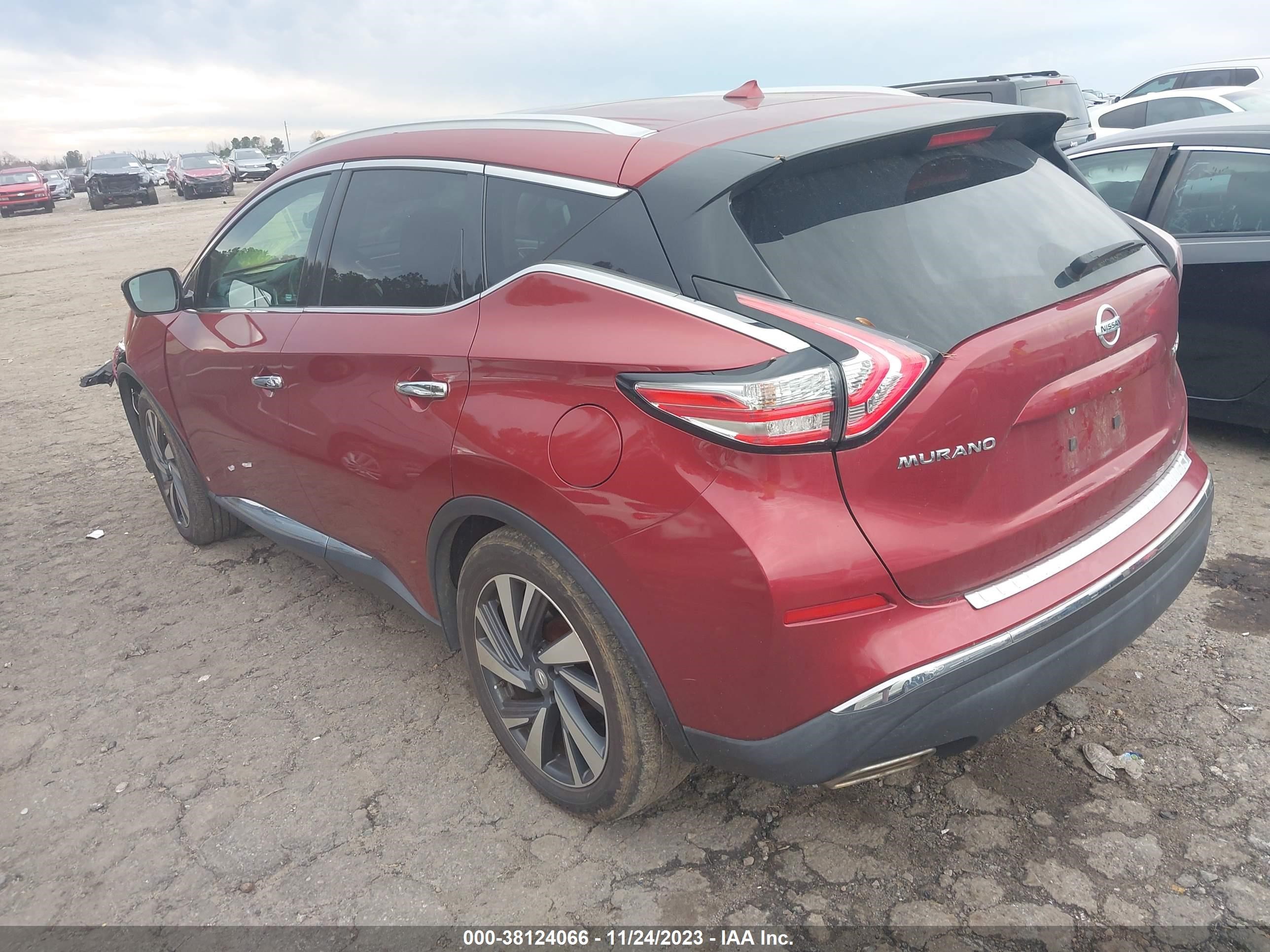 Photo 2 VIN: 5N1AZ2MG1FN262422 - NISSAN MURANO 