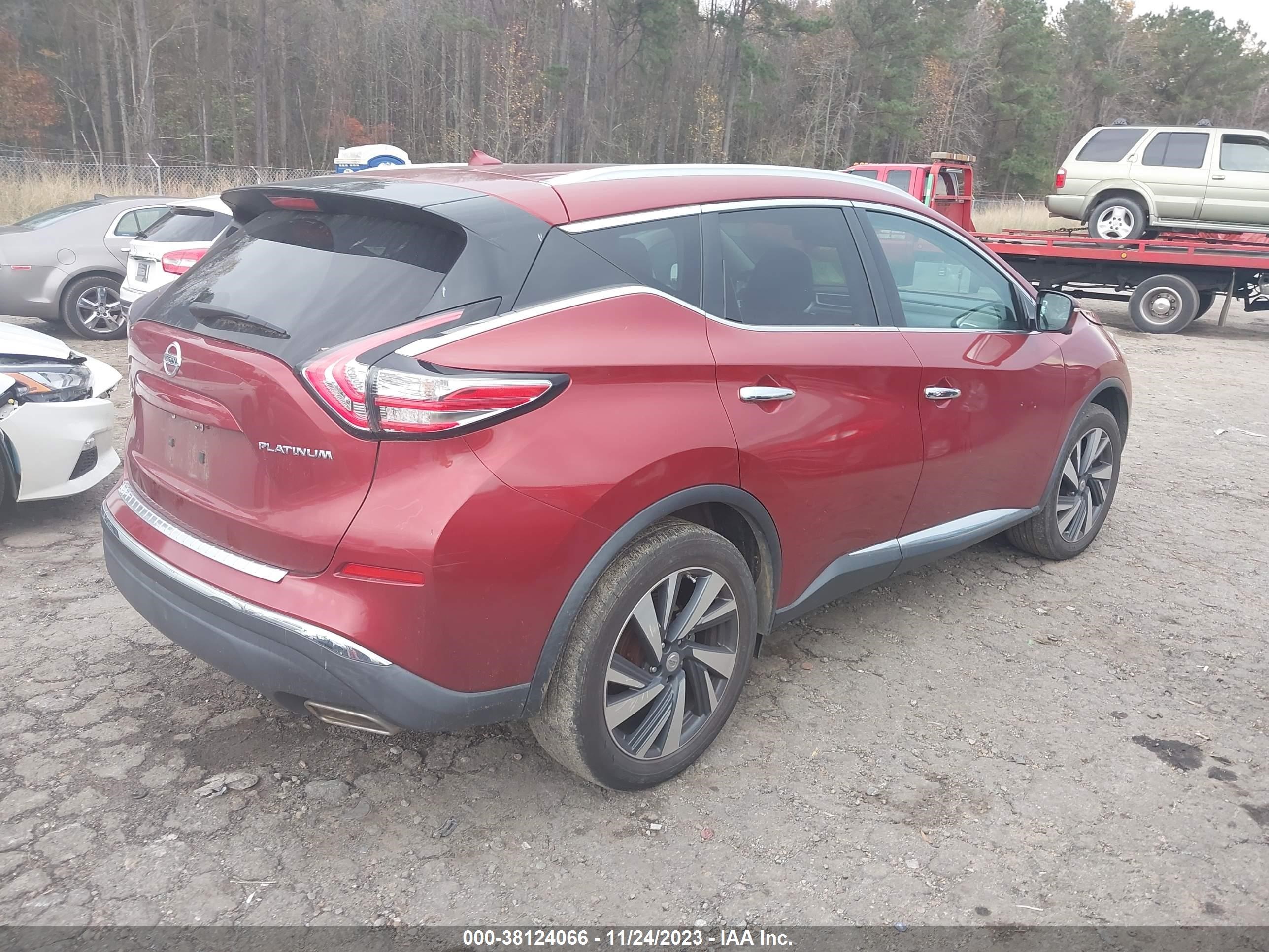 Photo 3 VIN: 5N1AZ2MG1FN262422 - NISSAN MURANO 