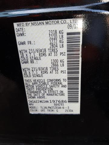 Photo 12 VIN: 5N1AZ2MG1HN197686 - NISSAN MURANO S 