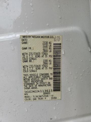 Photo 13 VIN: 5N1AZ2MG1JN113615 - NISSAN MURANO 