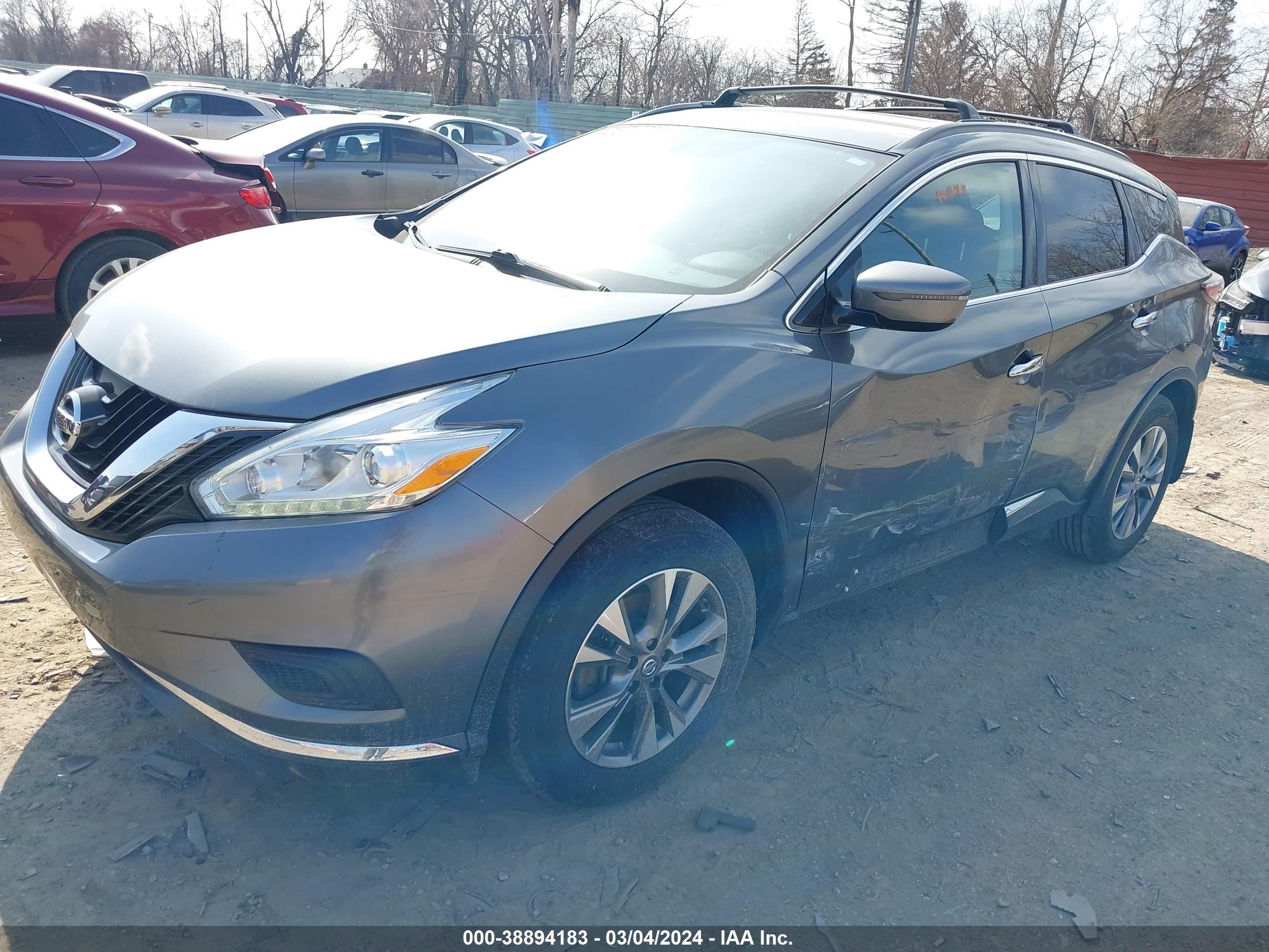 Photo 1 VIN: 5N1AZ2MG3GN123216 - NISSAN MURANO 