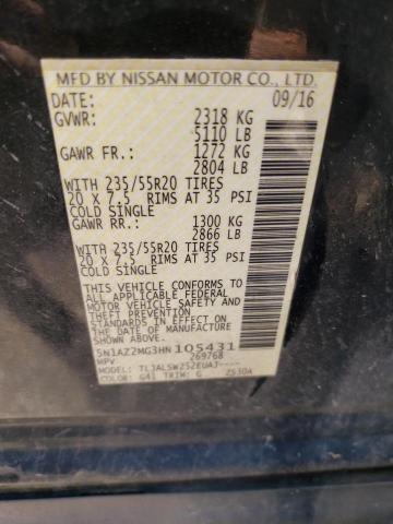 Photo 13 VIN: 5N1AZ2MG3HN105431 - NISSAN MURANO 